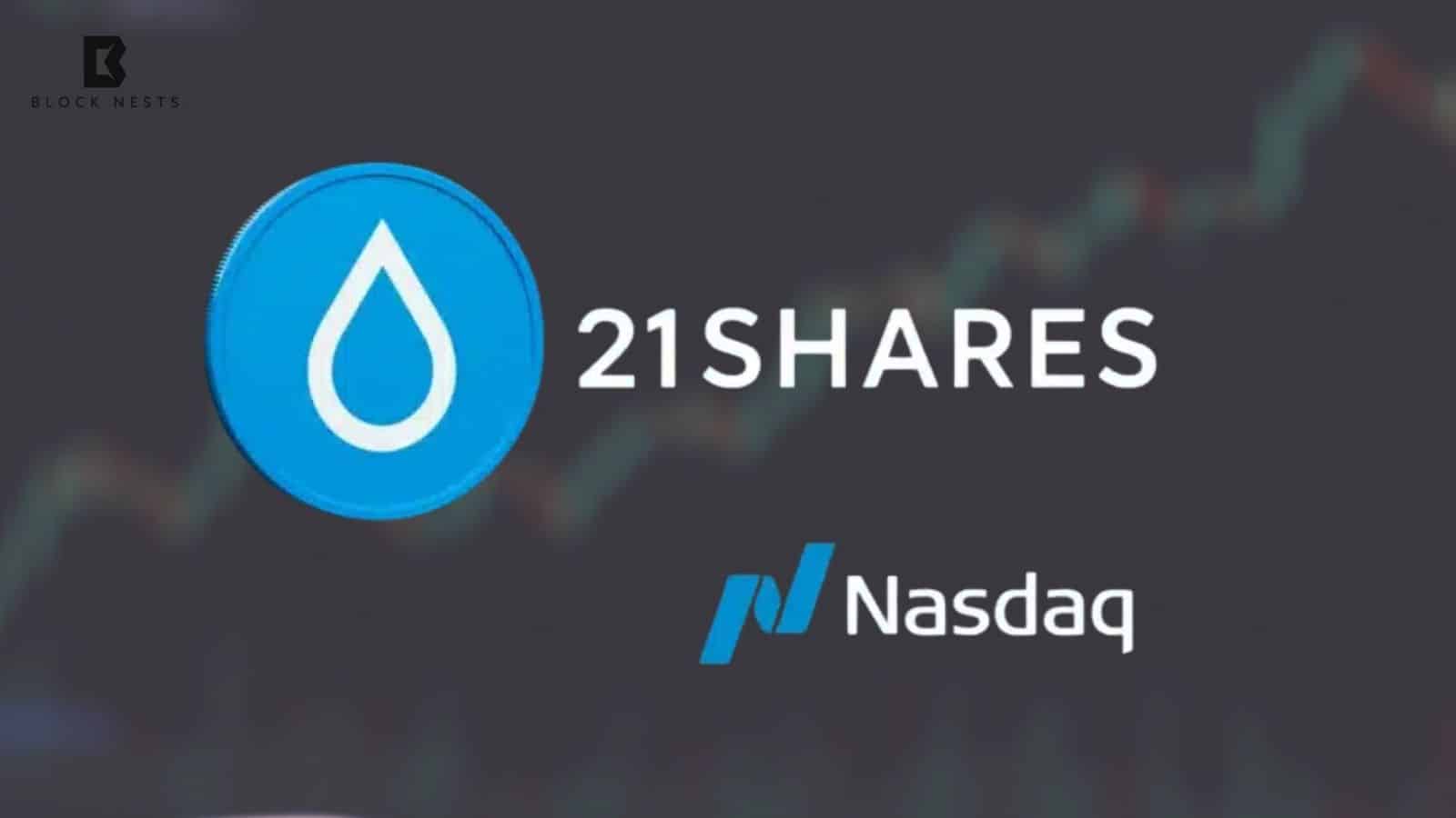 21Shares Spot SUI ETF Begins Trading on Nasdaq